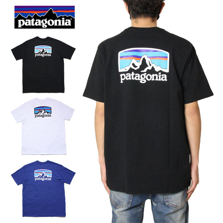 楽天市場 パタゴニア Patagonia Tシャツ 半袖tシャツ メンズ レディース 大きいサイズ M S Fitz Roy Horizons Responsibili Tee ブラック S M L Xl Xxl ストリート系b系通販 Asylum