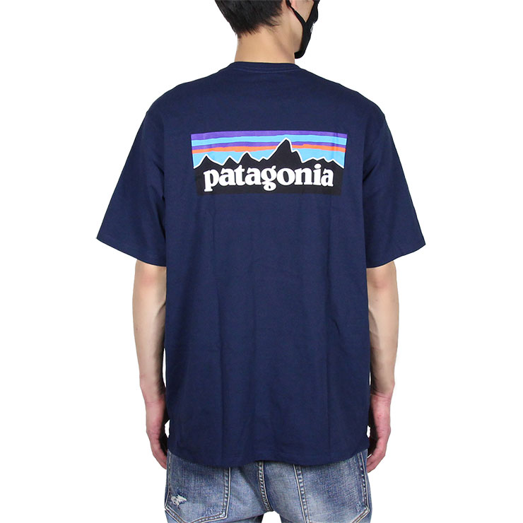 パタゴニア Patagonia Tジャージ 半袖tシャツ メンズ レディース 高級サイズ M S P 6 Logo Resposibili Tee 墨ぞめ 白妙 水師 緋 S M L Xl Xxl Cannes Encheres Com