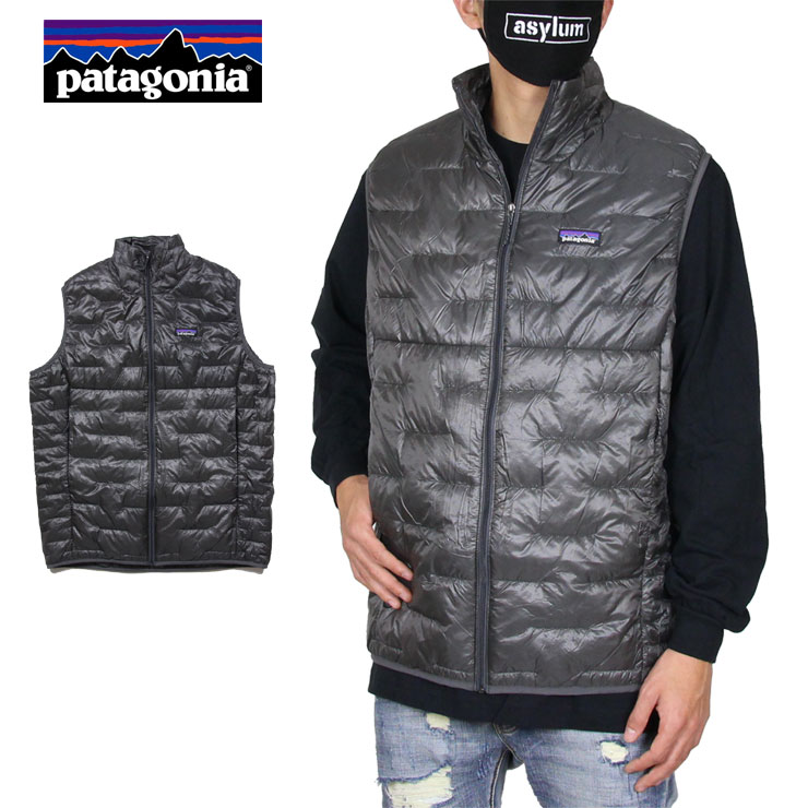 楽天市場 年越し 初売りsale 最大5000円offクーポン配布中 パタゴニア ダウンベスト Patagonia メンズ レディース ブランド 大きいサイズ アウトドア おしゃれ おすすめ M S Micro Puff Vest グレー S M L Xl Xxl ストリート系b系通販 Asylum