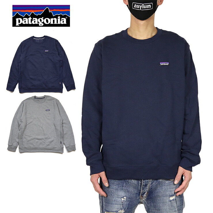 楽天市場 パタゴニア トレーナー Patagonia スウェット メンズ レディース アウトドア ブランド 大きいサイズ おしゃれ おすすめ 人気 M P 6 Label Uprisal Crew Sweatshirt ネイビー グレー S M L Xl Xxl ストリート系b系通販 Asylum