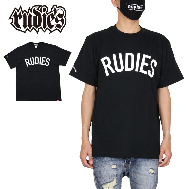 楽天市場 楽天スーパーsale お得なクーポン配布中 ルーディーズ Rudie S Tシャツ 半袖tシャツ ロゴ 綿100 Rudies メンズ レディース ブランド 大きいサイズ Phat T Black ブラック S M L Xl Xxl ストリート系b系通販 Asylum