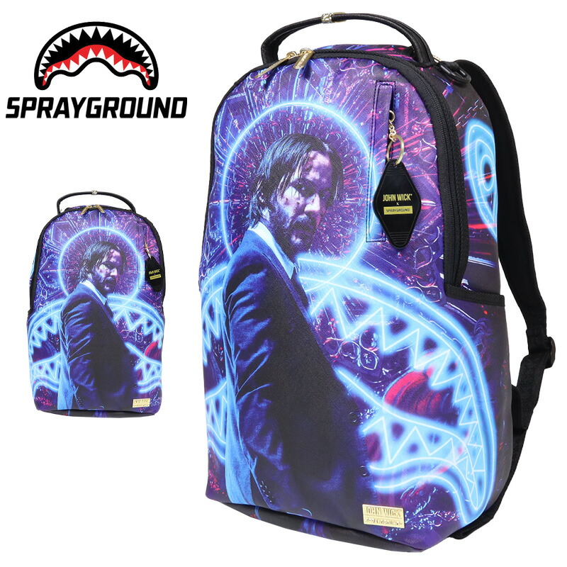 【P5倍】【MAX88%OFF 誕生祭FINAL 最大20％OFFクーポン配布】スプレーグラウンド リュックサック SPRAY GROUND バックパック リュック 鞄 大容量 28L メンズ レディース ブランド 大きいサイズ おしゃれ おすすめ 人気 JOHN WICK sprayground252 パープル