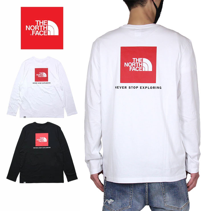 楽天市場 ノースフェイス ロンt The North Face 長袖tシャツ ボックスロゴ メンズ レディース アウトドア ブランド バックプリント ロゴ 綿100 大きいサイズ かっこいい L S Red Box Tee ホワイト ブラック S M L Xl Xxl ストリート系b系通販 Asylum