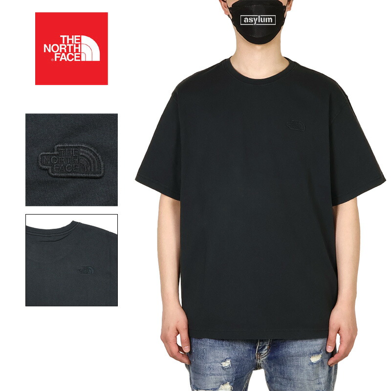 【10%OFF】【MAX90%OFF 百貨店SALE！最大限度20%OFF引き換え証散り散り中】北の方人間の顔 ティーシャツ THE NORTH FACE 半袖ティーシャツ トップス メンズ レディース アウトドア ブランド名 大層らしい大きさ 今めかしい おすすめ 一般受け 黒 綿100% thenorthface471 黒いこと(JK3) M L XL XXL