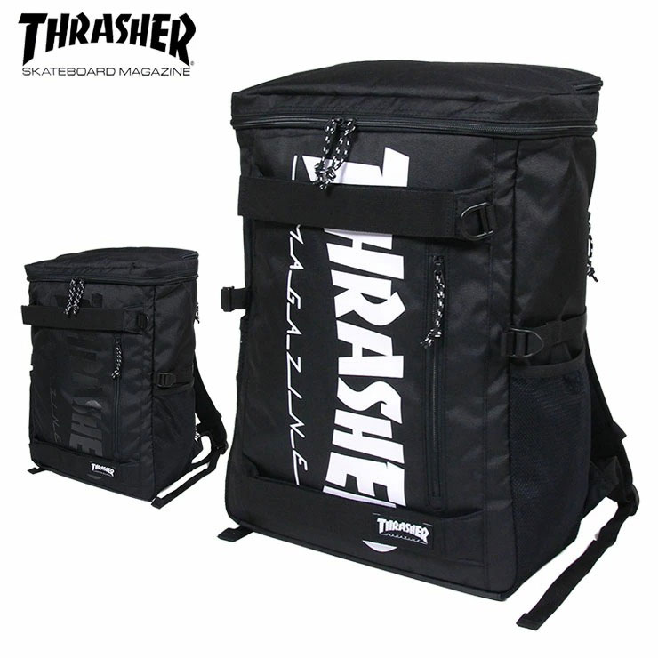 通学 黒 リュック Thrasher レディース Backpack ブランド Thrasher 30l バックパック おすすめ おすすめ レディース メンズ スラッシャー バックパック 大容量 30l スポーツ 30l おしゃれ Box Thr 161 ストリート系b系通販 リュック かっこいい Asylum スラッシャー 通勤