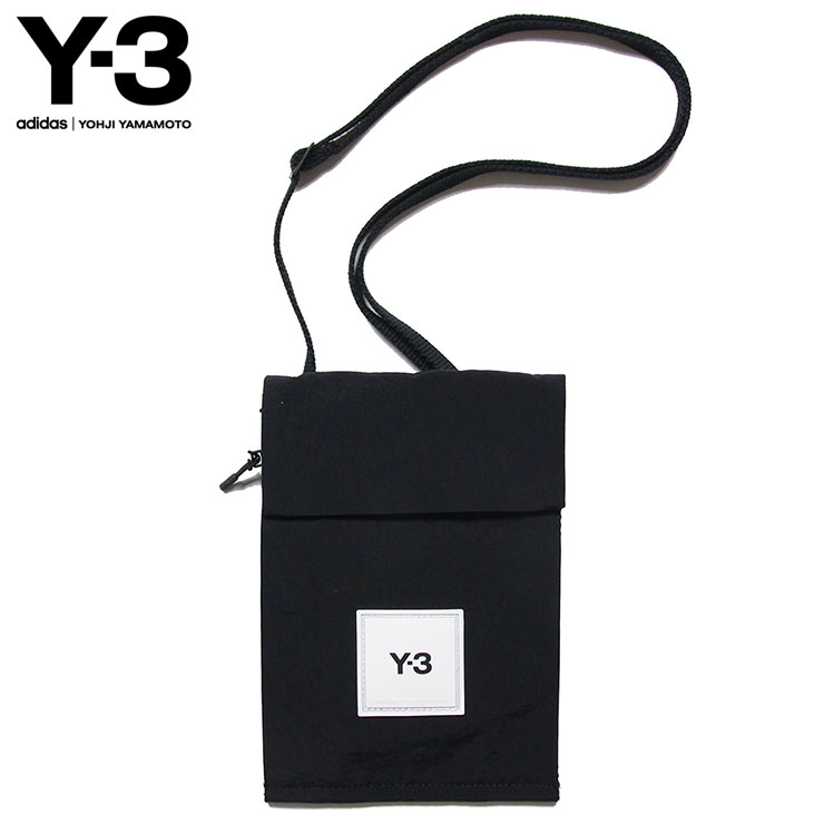 誕生祭ファイナル 最大17 Offクーポン配布中 Y 3 サコッシュ ワイスリー ショルダーバッグ メンズ レディース ブランド Y3 Adidas Yohji Yamamoto アディダス ヨウジヤマモト おしゃれ おすすめ 黒 Y 3 Ch3 Pocket Bag ブラック サコッシュ ショルダーバッグ Y 3