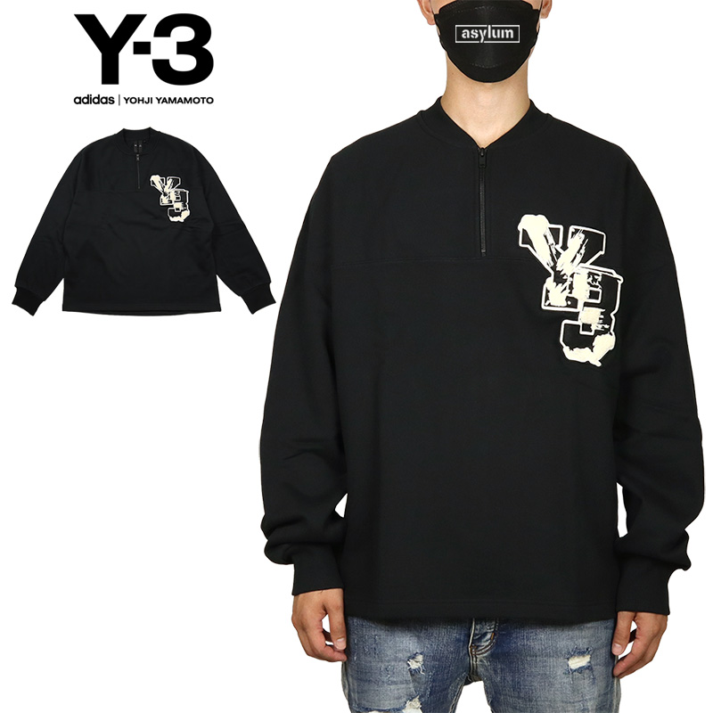 Y-3 ワイスリー スウェット トップス 長袖 パーカー フーディー Y-3 ワイスリー LOGO ZIP HODDIE パーカー ジップアップ