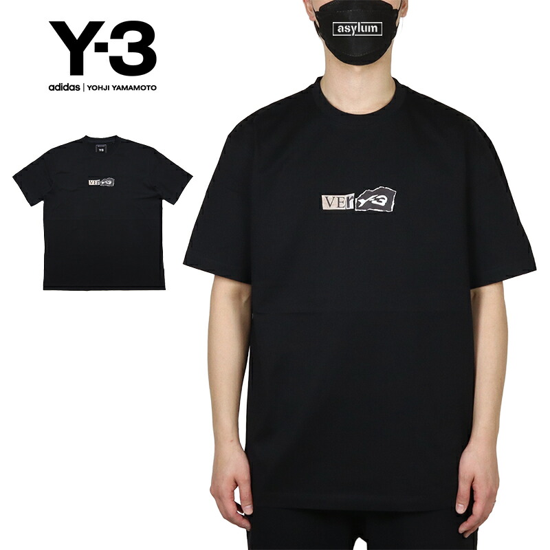 【10%OFF】【MAX90%OFF 百貨店SALE！最大限度20%OFF引き換え証散り散り中】Y-3 ティーシャツ ワイスロバート・エドワード・リー 半袖ティーシャツ メンズ レディース ブランド名 大層らしい大きさ 今めかしい おすすめ 一般受け Y3 ADIDAS アディダス ヨウジヤマモト 黒 綿100% y3149 黒いこと M L XL