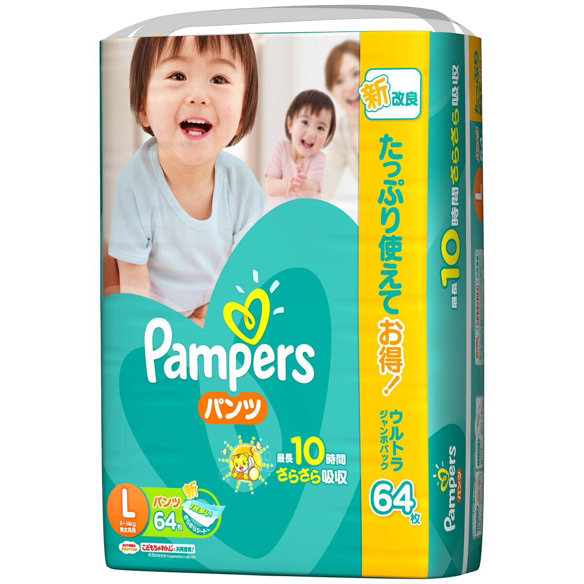 Трусики Pampers размер l (9-14кг) 64шт (4902430148900)