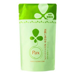 【送料込】太陽油脂　パックス お肌しあわせボディーソープ 詰替用 350ml&times;12点セット　★まとめ買いでお得！ケース販売 ( 4904735055266 )｜姫路流通センター