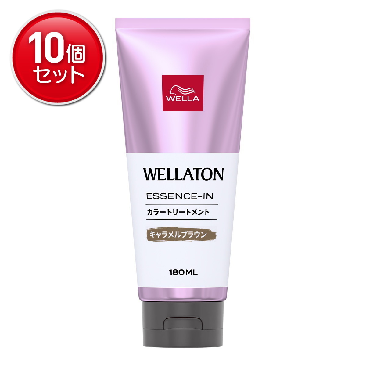 【最安挑戦！まとめ買い×10点セット】ウエラ ウエラトーン エッセンスイン カラートリートメント キャラメルブラウン 180mL