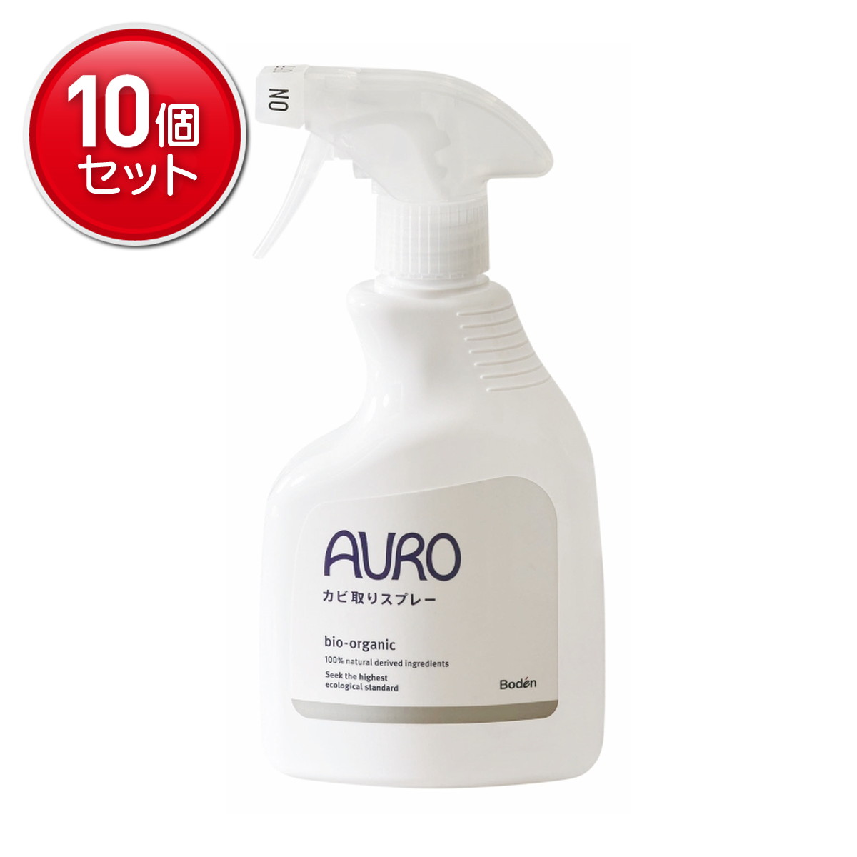 【最安挑戦！まとめ買い×10点セット】服部製紙 AURO カビ取り スプレー 350ml