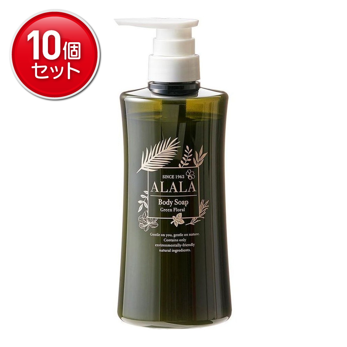 【最安挑戦!まとめ買い×10点セット】岩谷産業 アララ ボディソープ リセルハーブ 550ml|姫路流通センター