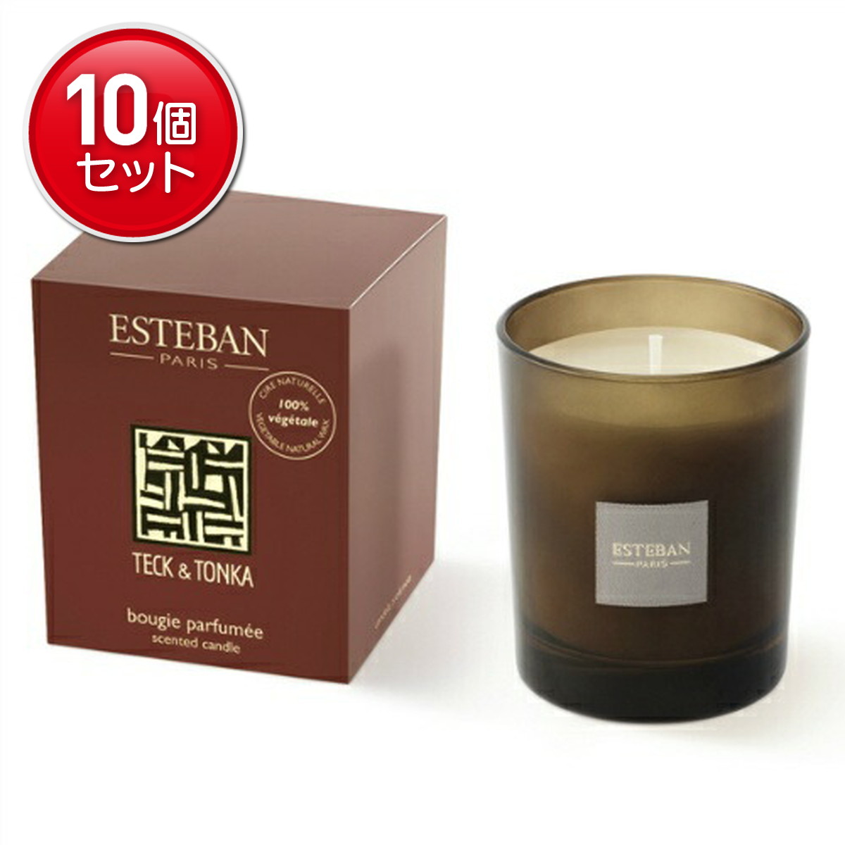 【最安挑戦！まとめ買い×10点セット】日本香堂 エステバン テッケトンカ キャンドル 1個入