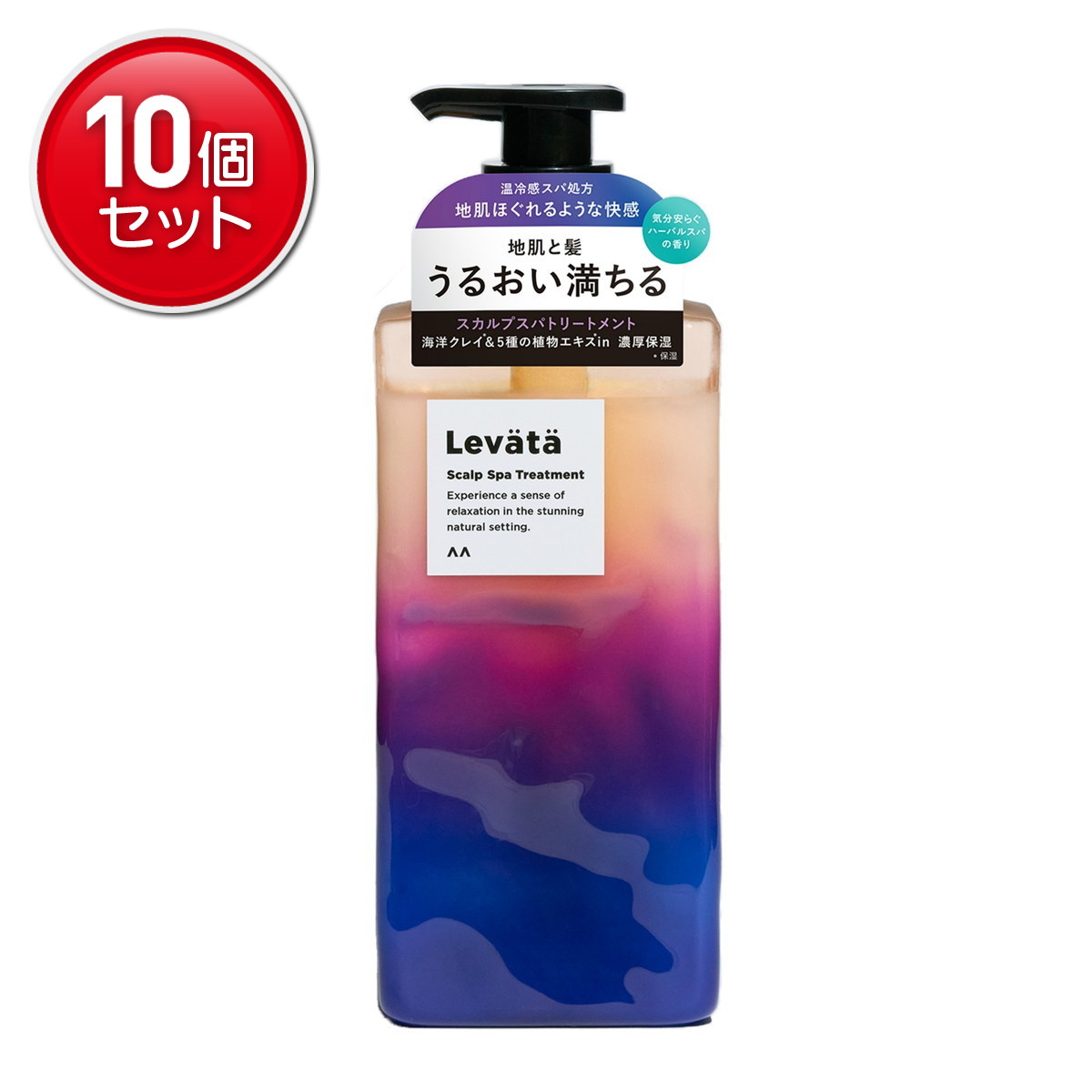 【最安挑戦!まとめ買い×10点セット】マンダム レバタ スカルプスパ トリートメント 400g|姫路流通センター
