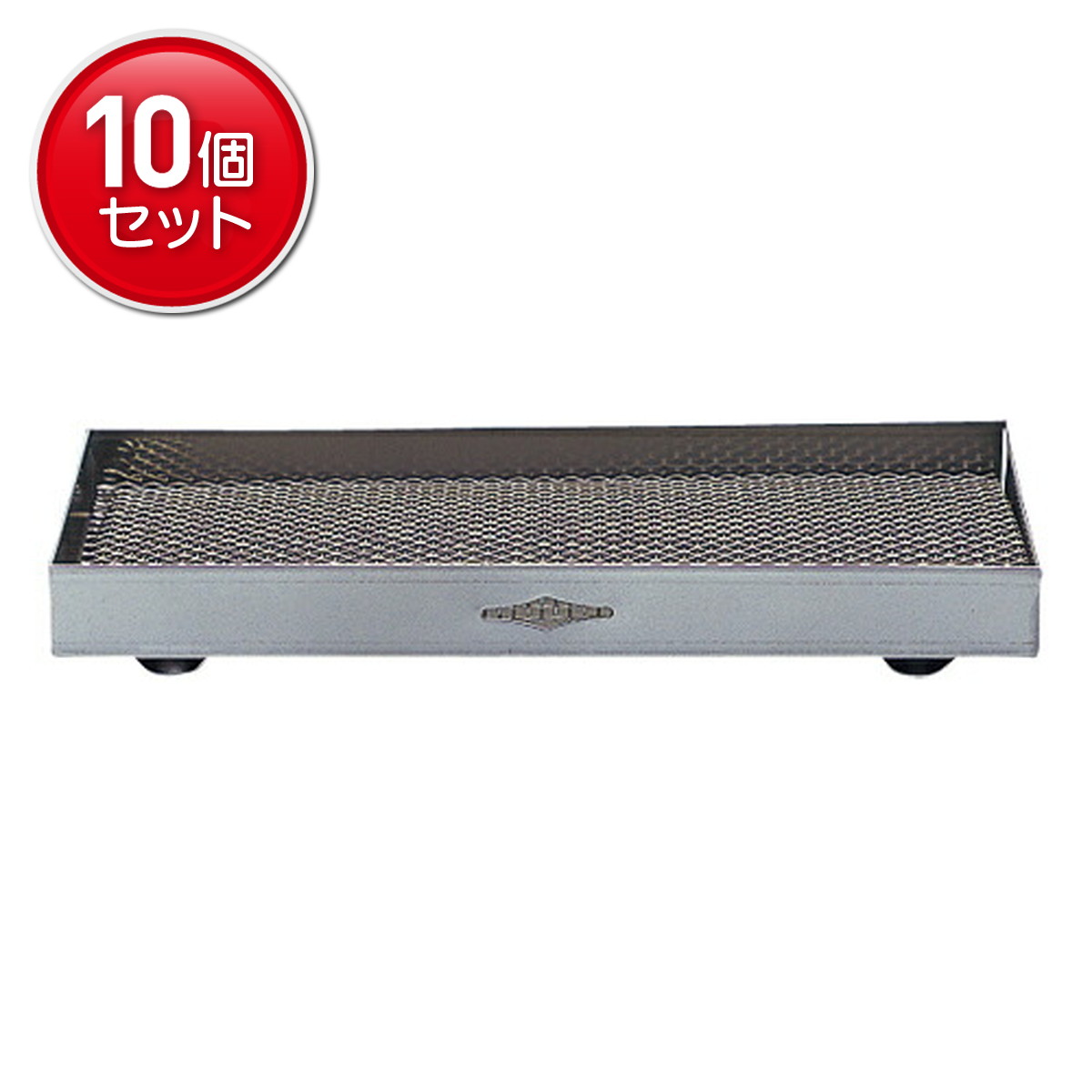 【最安挑戦!まとめ買い×10点セット】日本香堂 お線香皿 ステンレス製 (4904872008293)|姫路流通センター