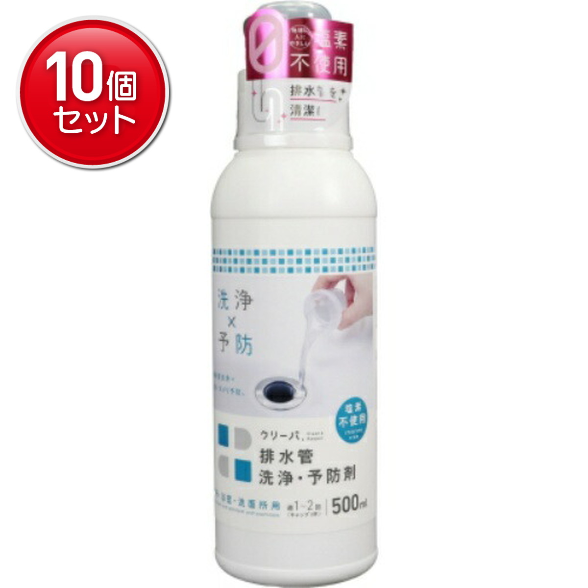 【最安挑戦！まとめ買い×10点セット】高森コーキ TU-137 クリーパ 排水管洗浄 予防剤 500ml