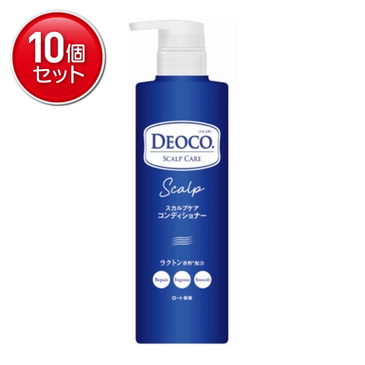 【最安挑戦！まとめ買い×10点セット】ロート製薬 デオコ スカルプケア コンディショナー 450g