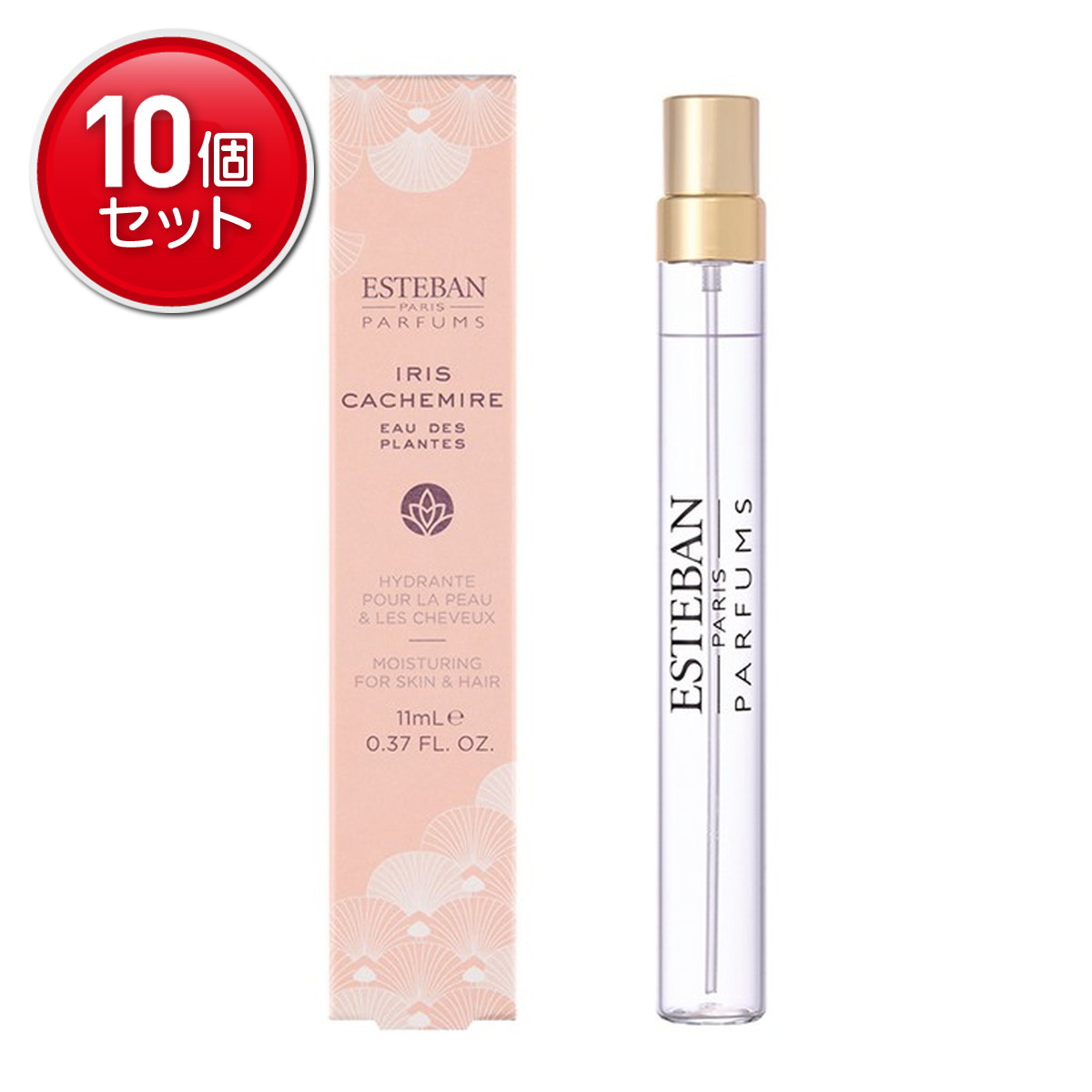 【最安挑戦！まとめ買い×10点セット】日本香堂 ESTEBAN エステバン オーデプランツ イリスカシミア 11ml