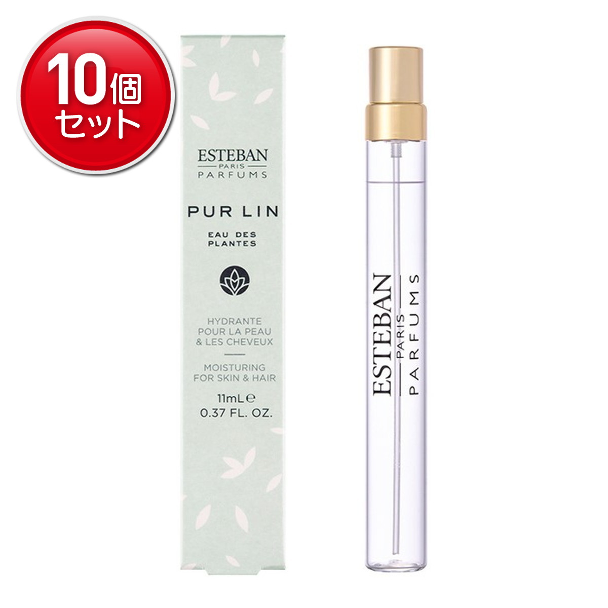 【最安挑戦！まとめ買い×10点セット】日本香堂 ESTEBAN エステバン オーデプランツ ピュアリネン 11ml