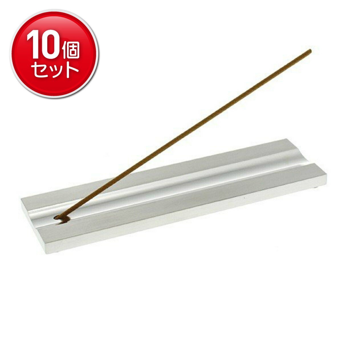 【最安挑戦！まとめ買い×10点セット】日本香堂 インセンススタンド シルバー（4902125756250） 10,973円