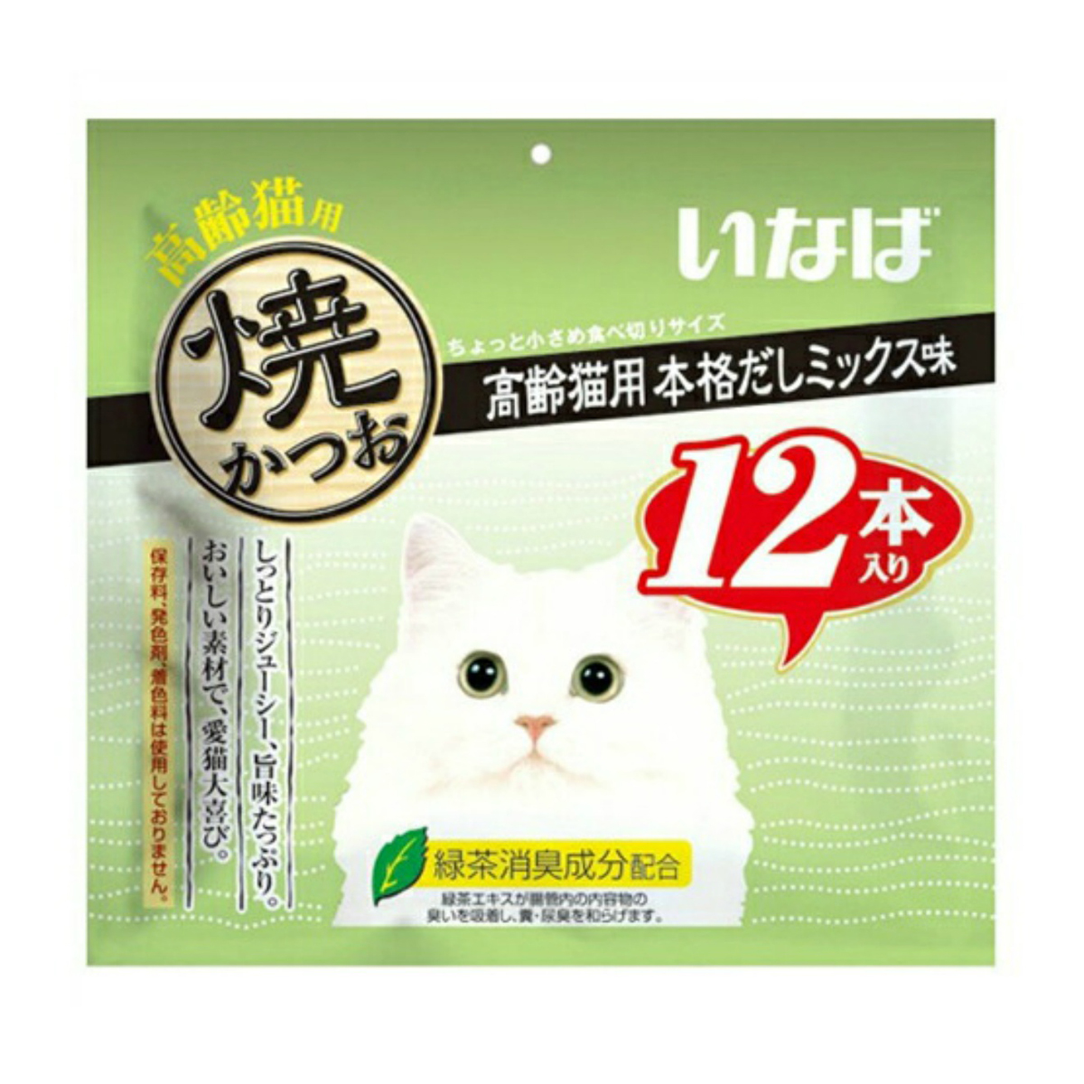 SALE／61%OFF】 いなば 焼かつお 12本入 高齢猫 本格だしミックス qdtek.vn