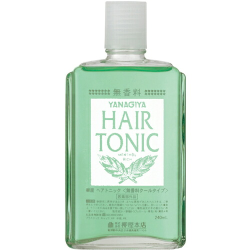 楽天市場】柳屋本店 柳屋 ヘアトニック 240ml 爽快な薬用ヘアトニック