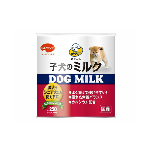 楽天市場 送料込 まとめ買い 6点セット 日本ペットフード ビタワン マミール 子犬のミルク 250g 姫路流通センター