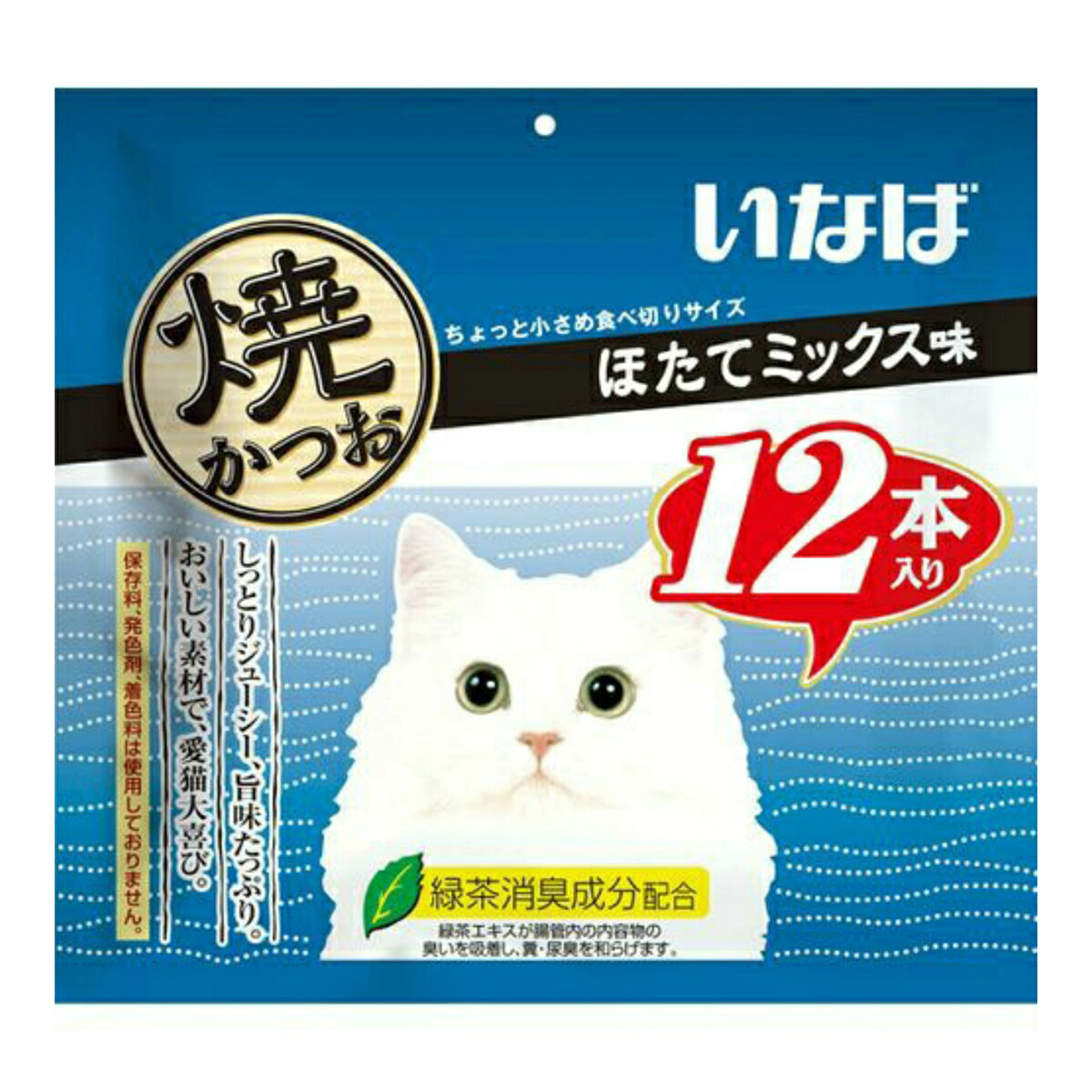 いなば 焼かつお ほたてミックス味 12本入