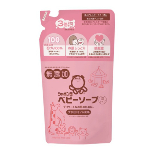 楽天市場】シャボン玉石けん ベビーソープ 泡タイプ つめかえ用 400ml