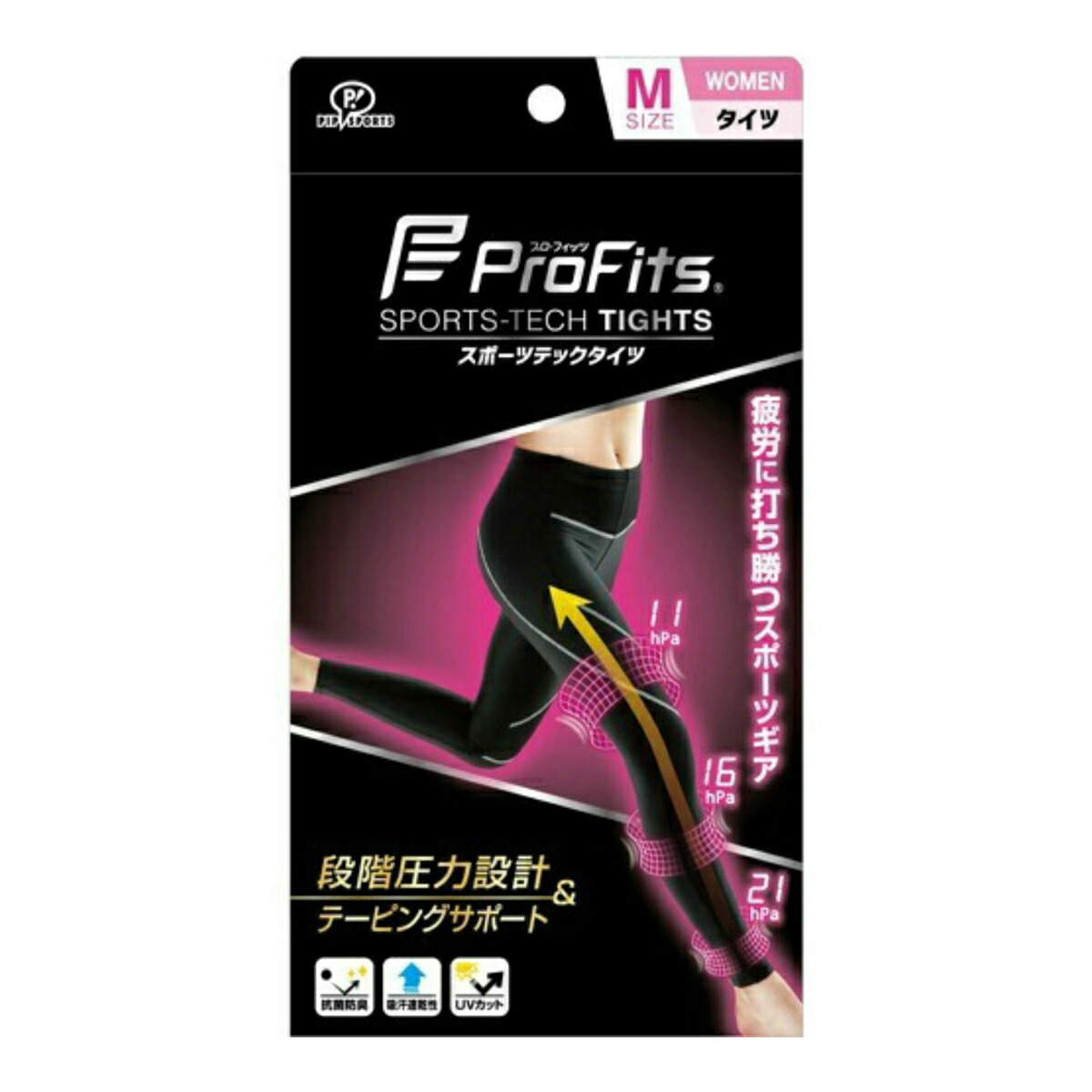 ピップ プロ・フィッツ スポーツテックタイツ WOMEN M