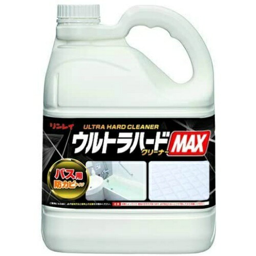 【送料込・まとめ買い×2点セット】リンレイ RINREI ウルトラハードクリーナーMAX バス用 防カビタイプ 4L お風呂用洗剤