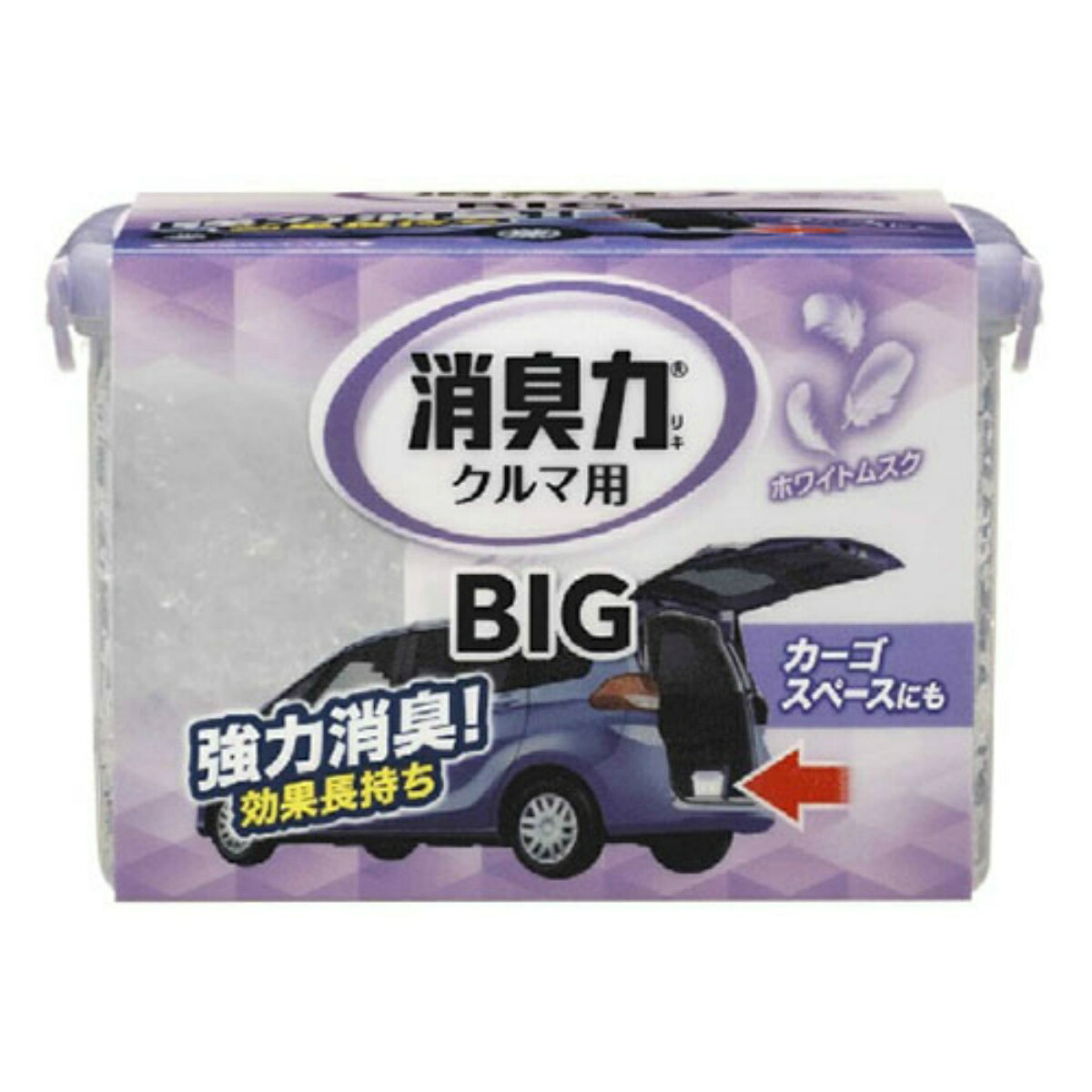 エステー 消臭力 クルマ用 BIG ホワイトムスク 900g 100％本物