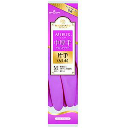 【送料込・まとめ買い×120個セット】ショーワグローブ ナイスハンドミュー 中厚手 片手 左1本 Mサイズ ピンク 13,211円