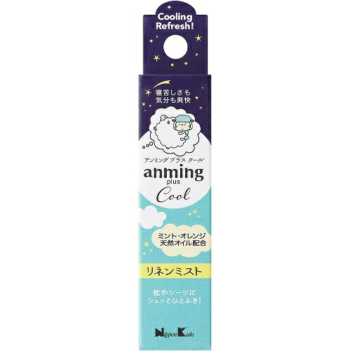 【送料込・まとめ買い&times;10個セット】日本香堂 アンミング プラス クール リネンミスト 15ml｜姫路流通センター