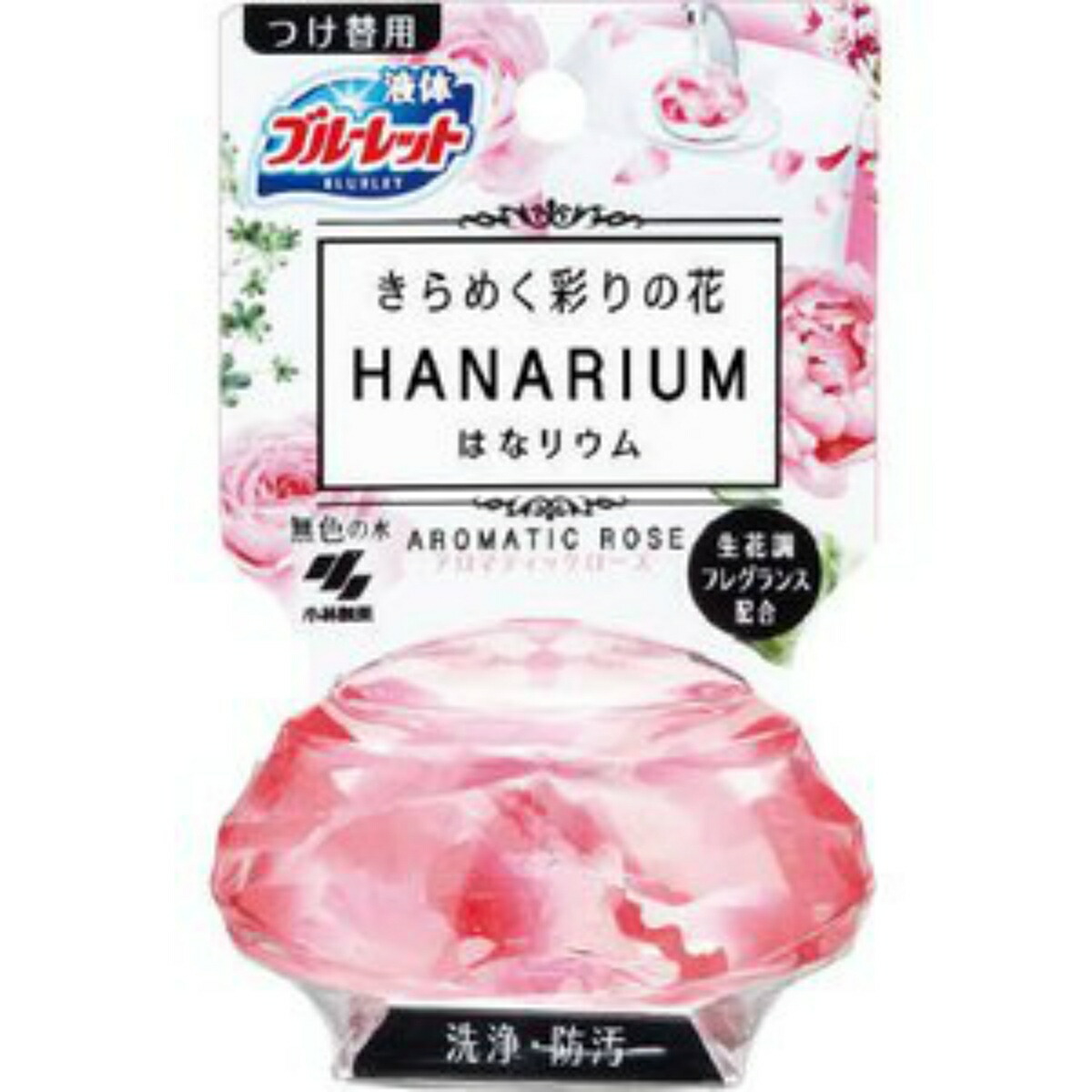 現品限り一斉値下げ！ 小林製薬 ブルーレット はなリウム つけ替用 アロマティックローズ 70ml トイレ用洗浄芳香剤 fucoa.cl