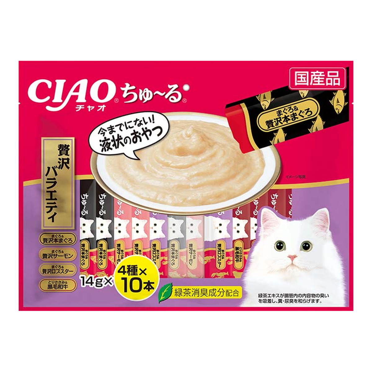 最大95％オフ！ CIAO 贅沢バラエティ チャオ いなば ちゅーる 40本入り 猫用品