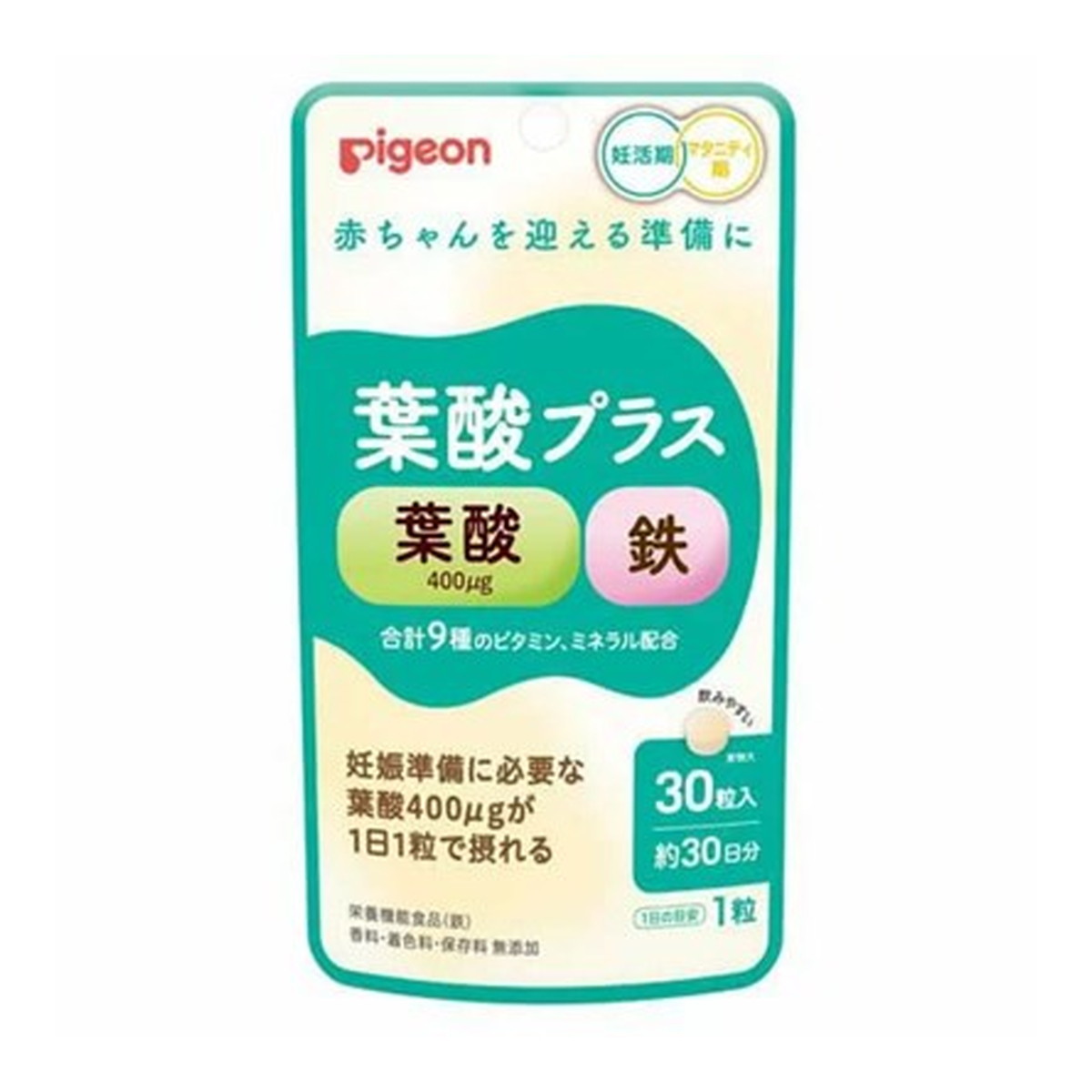 ピジョン 葉酸プラス 30粒 栄養機能食品