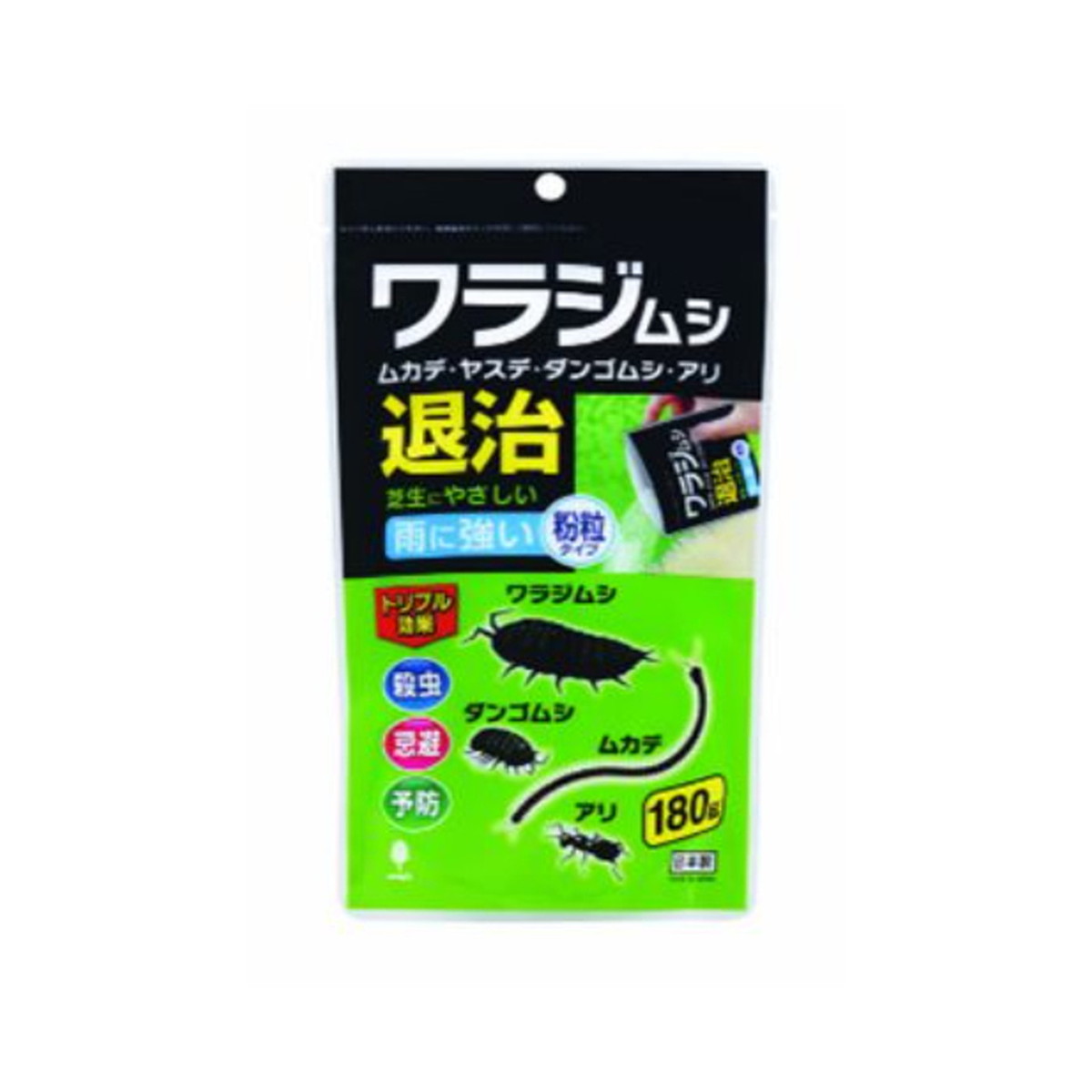 【送料込・まとめ買い×48点セット】紀陽除虫菊 ワラジムシ まとめて退治 粉タイプ 180g 4,740円