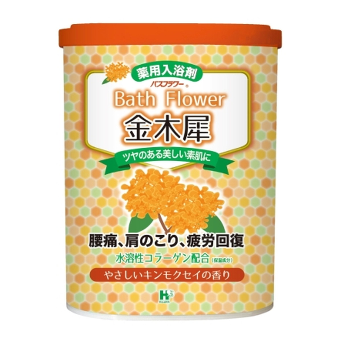 【送料込・まとめ買い×18個セット】ヘルス バスフラワー 金木犀 薬用入浴剤 680g