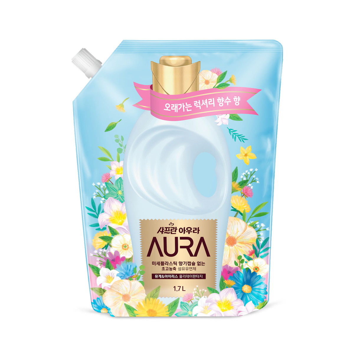 楽天市場】トイレタリージャパン サフロン AURA オーラ 柔軟剤 ホリデイファンタジー 詰替  1700ml（4985275798042）※パッケージ変更の場合あり : 姫路流通センター