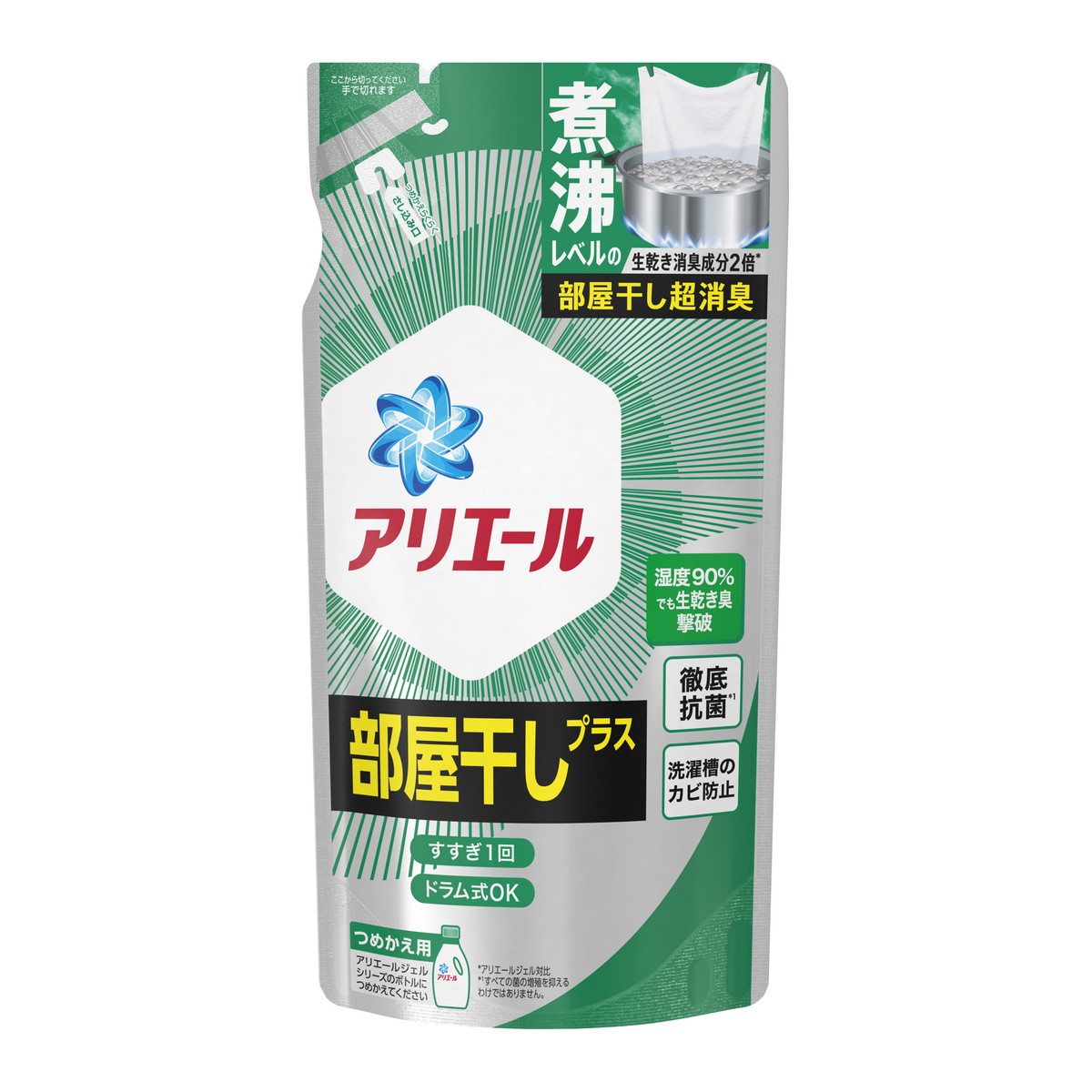 楽天市場】【数量限定・増量】PG アリエール バイオサイエンスジェル 部屋干し用 つめかえ用 超ジャンボサイズ W増量 1670g 洗たく用洗剤（4987176114112）※パッケージ変更の場合あり  : 姫路流通センター