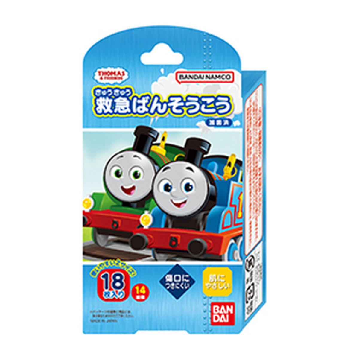 バンダイ 救急ばんそうこう きかんしゃトーマス 18枚入 ※絵柄は選べません画像