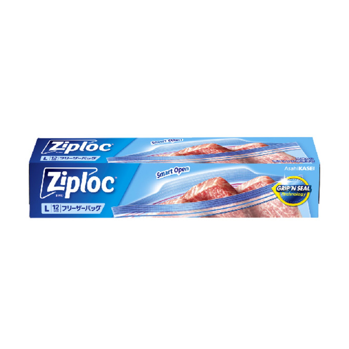 楽天市場】ジップロック フリーザーバッグ L 12枚 × 24箱 【旭化成