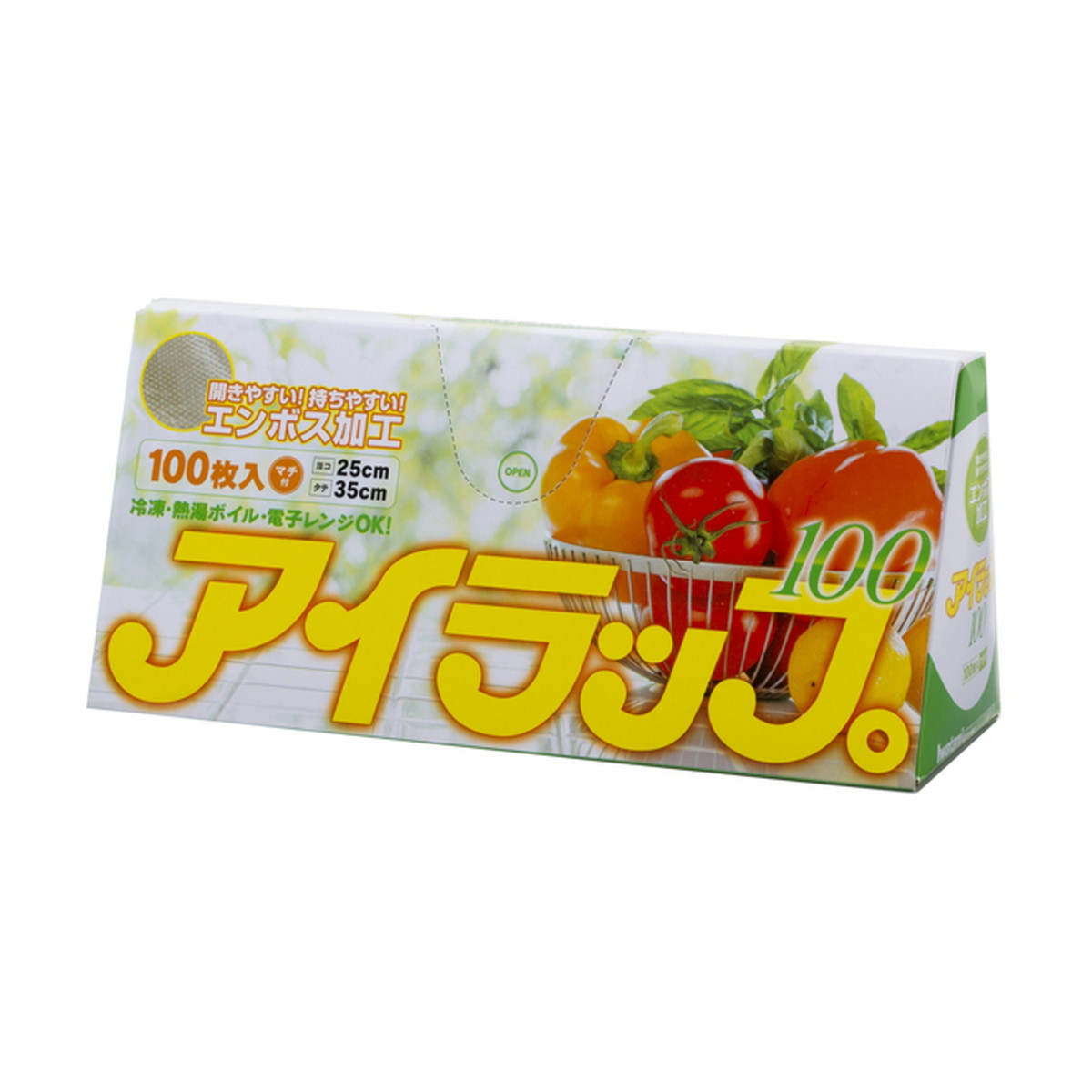 【送料込・まとめ買い&times;60個セット】岩谷マテリアル アイラップ100 エンボスタイプ 100枚入｜姫路流通センター