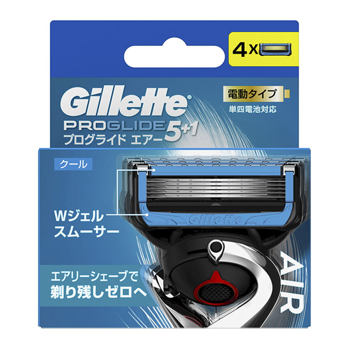 【送料込・まとめ買い&times;8点セット】P&G ジレット プログライドエアー 電動 替刃 4B｜姫路流通センター