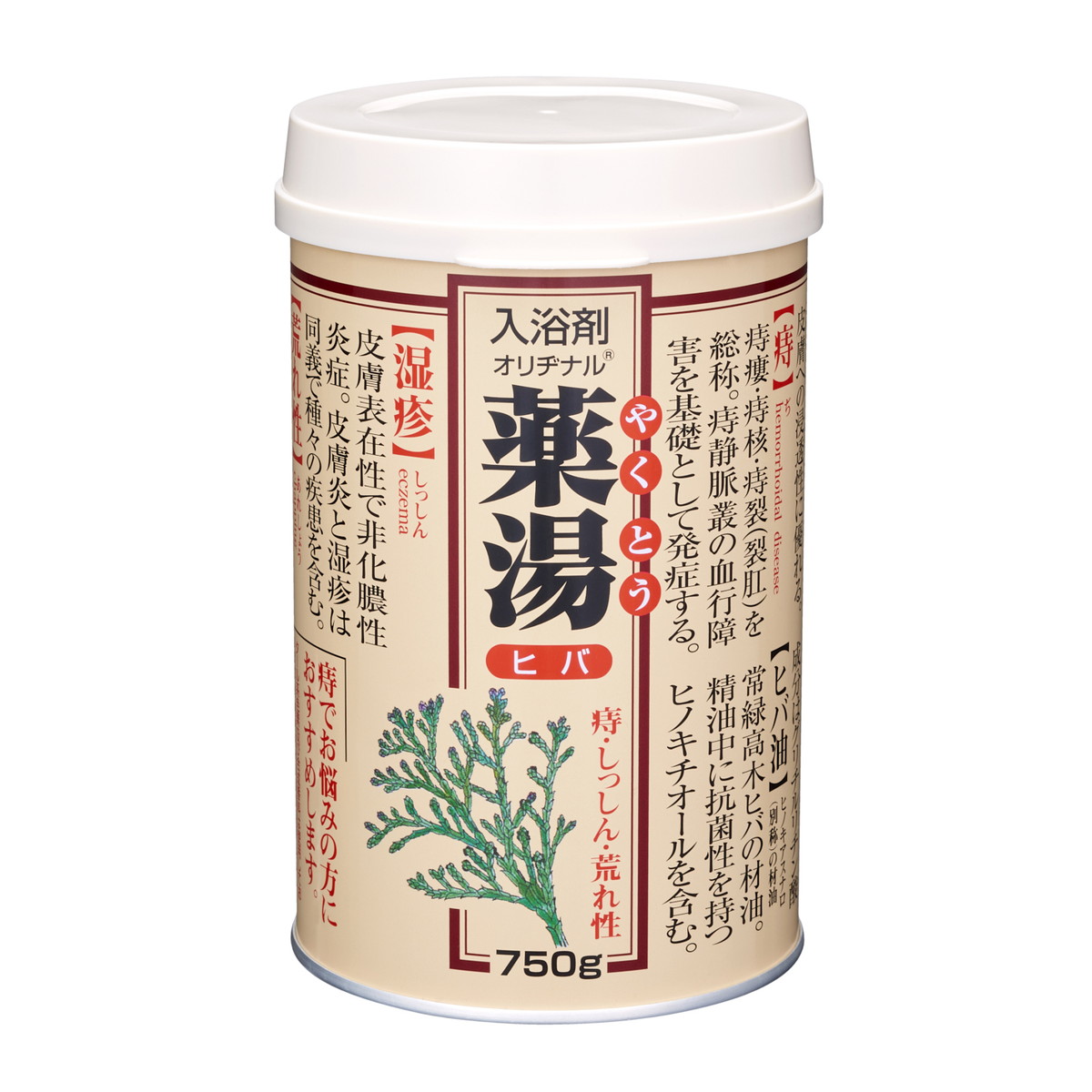 オリヂナル 薬湯 入浴剤 ヒバ 750g - バス用品