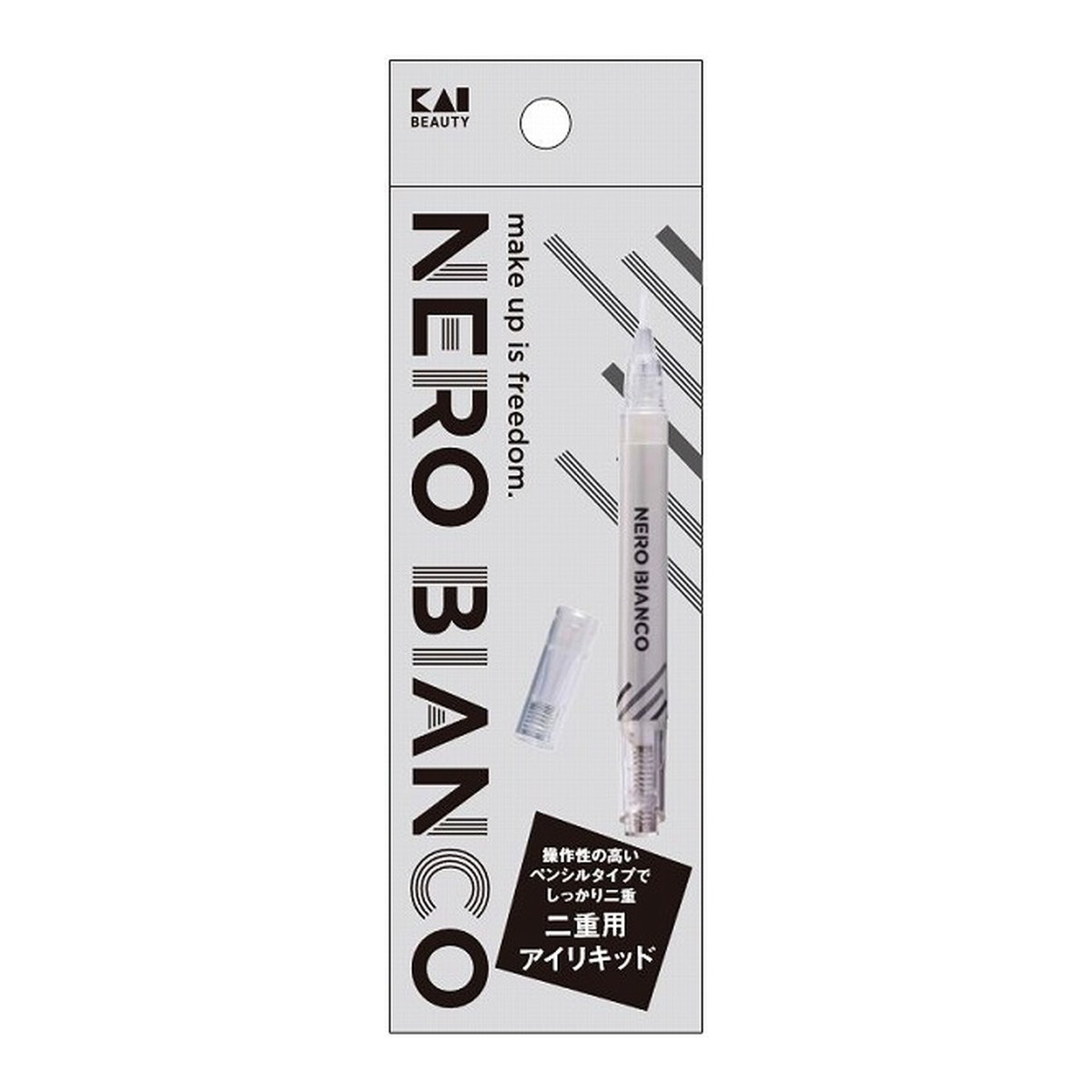 【送料込・まとめ買い×6点セット】貝印 KQ3512 NEROBIANCO 二重用 アイリキッド