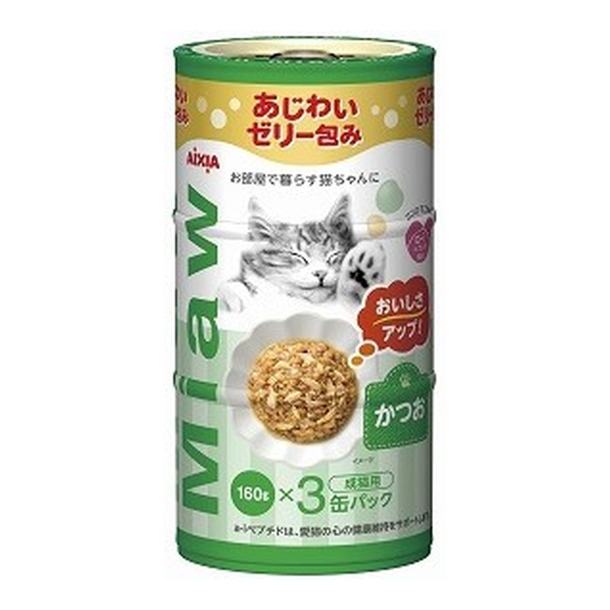 楽天市場】ミャウミャウ MiawMiaw しらす 160g×3缶パック 成猫用