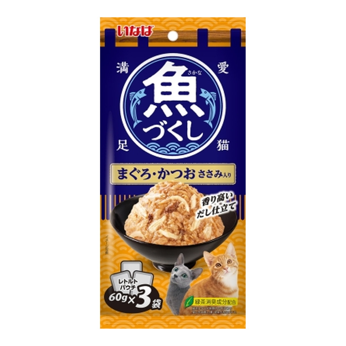レアポケン　iq+ まぐろ・かつお おかか入り60g×288袋 4901133614675.jpg